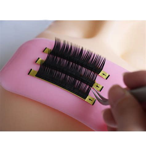 Newly Silicone Pad Eyelash Extension Lash Tray Stand Holder Makeup