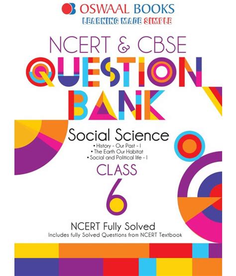 Oswaal Ncert And Cbse Question Bank Class 6 Social Science Book For 2021 Exam Buy Oswaal Ncert