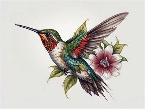 Hummingbird Watercolor Painting Graphic by PRINTART · Creative Fabrica