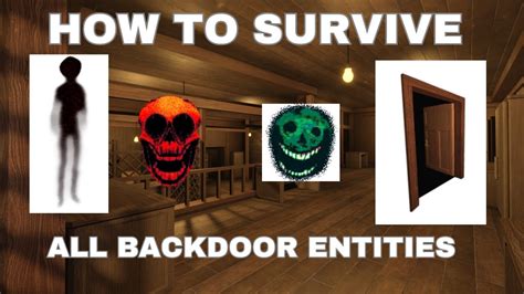 How To Survive All Backdoor Entities In Roblox Doors Youtube