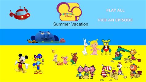 Playhouse Disney Summer Vacation DVD Menu by ABCForKidsVHSFan2008 on ...