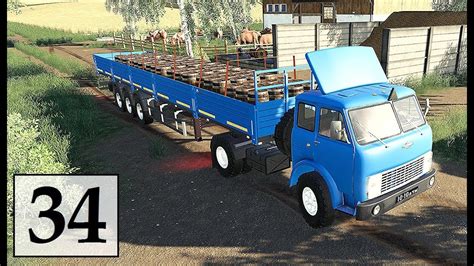 Farming Simulator 19 ЕДЕМ НА МАЗЕ ПРОДАВАТЬ МАСЛО. Фермер в с ЯГОДНОЕ ...