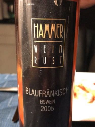 Hammer Wein Rust Blaufr Nkisch Eiswein Vivino Us