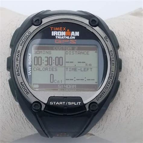 Buy The Timex Ironman M229 Triathlon Gps Bodylink Watch With Charger Running Goodwillfinds