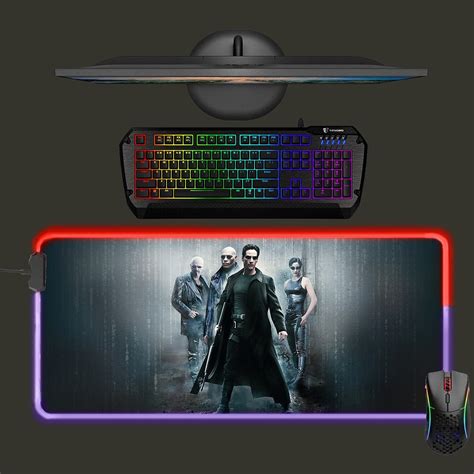 Matrix led mouse mat, mouse pad, RGB gaming mat, desk mat, mousepad ...