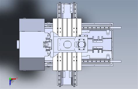 I005 Bq855立式加工中心光机3d模型图纸 Solidworks设计 附xt格式solidworks 2013模型图纸下载 懒石网