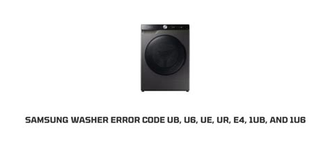 Lg Washing Machine Error Code Ue Front Loader Griselda Arnett