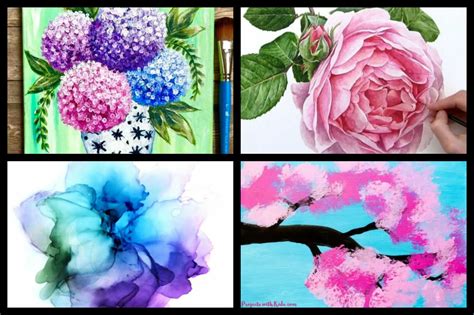 30 Flower Painting Ideas - ENTIBUZZ