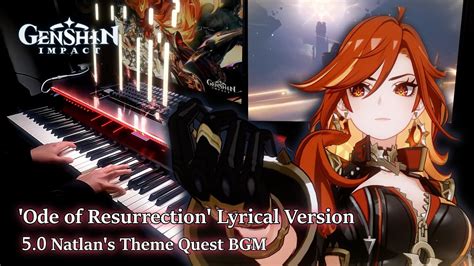 Natlan S Theme The Ode Of Resurrection Lyrical Version Genshin Impact