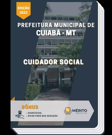 Apostila Cuidador Social Prefeitura Municipal De Cuiab Mt M Rito