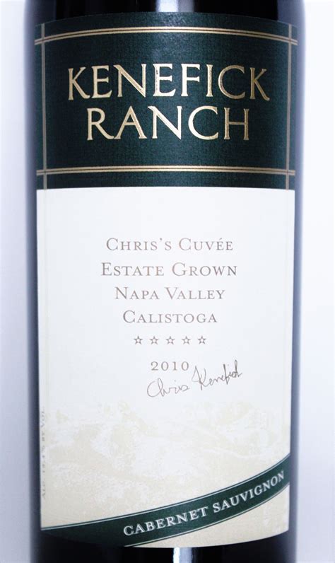 Kenefick Ranch Cabernet Sauvignon Chris S Cuvee Buy Online At Falling