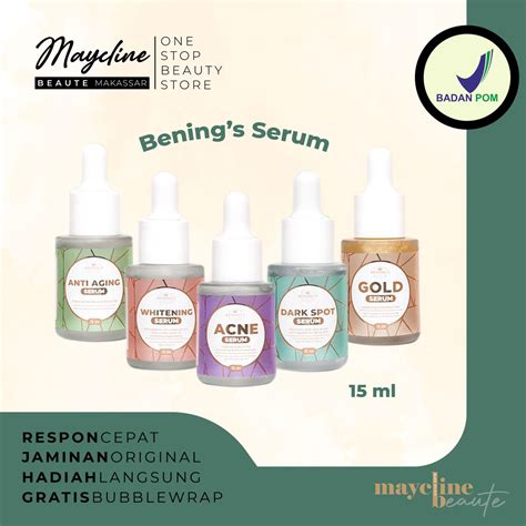 Jual Bening Serum Acne Bening Serum Dark Spot Bening Serum Gold