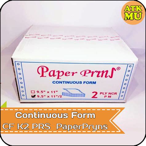 Jual Kertas Continuous Form X Ply Ncr K Prs Paperpryns