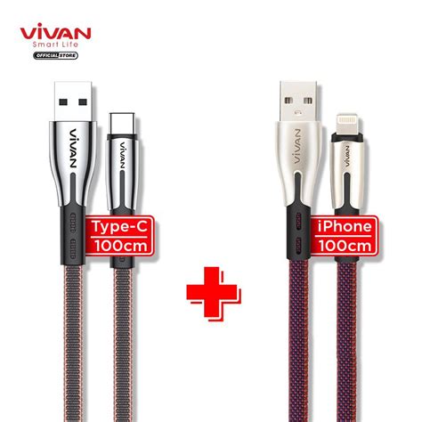 Jual Kabel Data Iphone Type C Cm Vivan Fast Charging Garansi