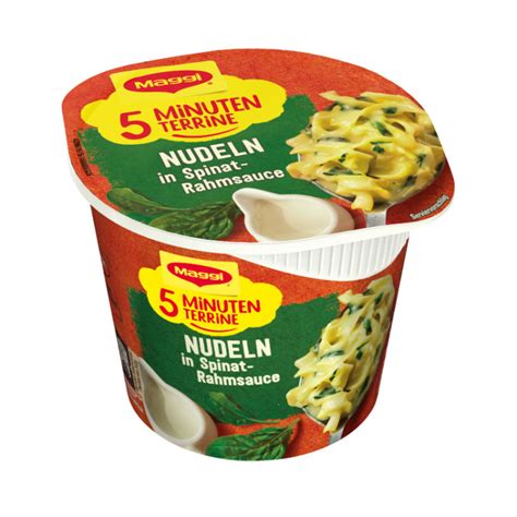 Maggi Minuten Terrine Nudeln In Spinat Rahmsauce G Food Deliv