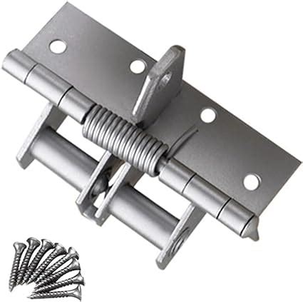 Roktry Self Closing Garage Spring Door Hinge Mute Heavy Duty Folding