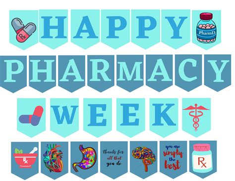 Pharmacy Week Banner Printable / Happy Pharmacy Week Decor / - Etsy in 2023 | Printable banner ...