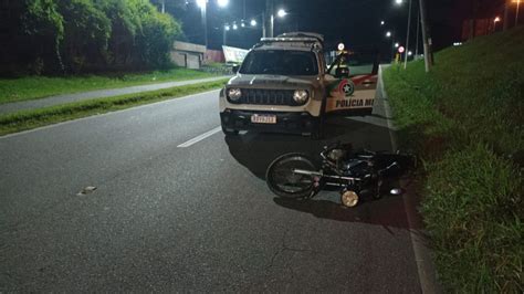 Condutor De Moto Barulhenta Foge Da Pm E Sofre Acidente Durante Perseguição Em Camboriú