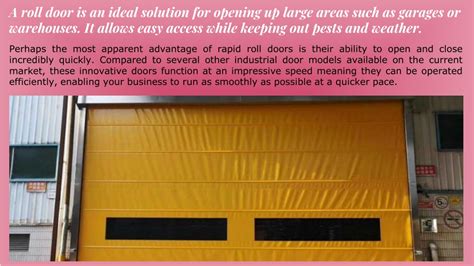 PPT High Speed Rapid Roll Doors Manufacturers In Uk PowerPoint