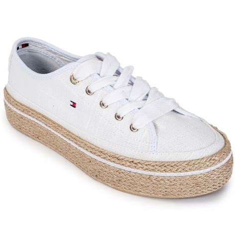 Tommy Hilfiger Espadryle Trampki Damskie Bia E Oficjalne