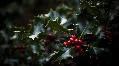 Picture Of Holly Bushes Background Images, HD Pictures and Wallpaper For Free Download | Pngtree