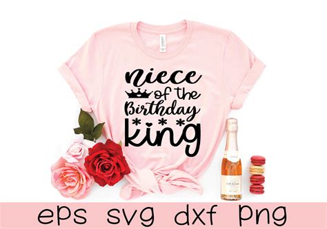 Niece Of The Birthday King Svg Grafik Von Lovebeautycreation · Creative Fabrica