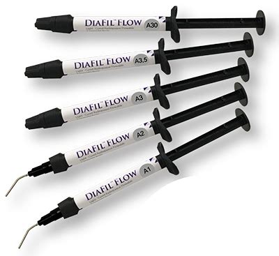 Diafil Flow Light Cured Flowable Restorative Composite Resin Diadent