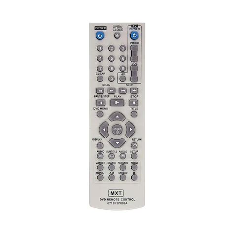 Controle Remoto MXT 01016 Para DVDS Compat Vel LG 6711R