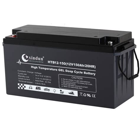 12v 150ah Gel Deep Cycle Battery Xindunpower