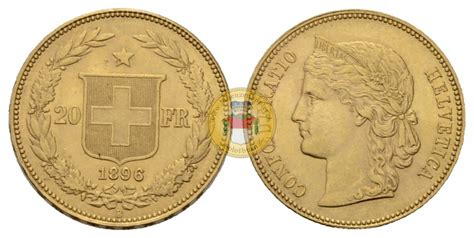 Schweiz 20 Franken 1896 B Helvetia 491 90 CHF