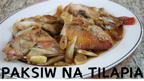 Paksiw Na Tilapia Cook And Simmer In Vinegar Youtube