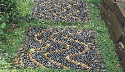 Мозаика из гальки. Идеи для оформления дачи или приусадебного участка ...