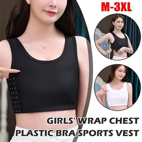 Pcs Flat Vest Breast Chest Shaper Trans Lesbian Breast Binder Tank Tops Picclick Uk
