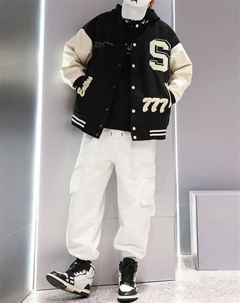 Veste Baseball Vintage Baseball Inspired Varsity Jacket Outfits