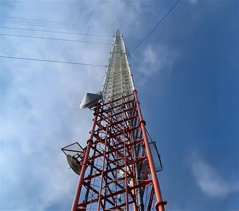 Menara Komunikasi Guyed Wire Menara Komunikasi Menara Kerangka Self