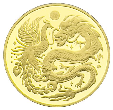 Gold Dragon Phoenix Coin 5g Silver Bullion Malaysia