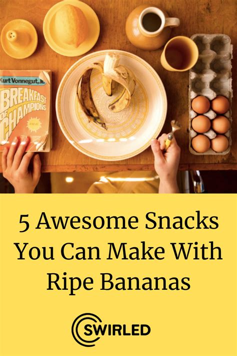 5 Awesome Snacks You Can Make With Ripe Bananas Snacks Fun Snacks