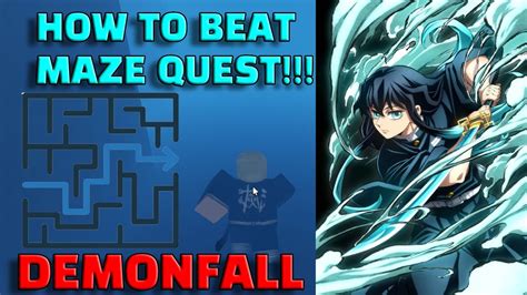 How To Beat Maze Quest And Get Mist Breathing On Demonfall Demon Mist