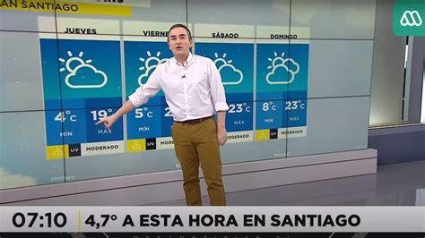 Lluvia en Santiago Alejandro Sepúlveda anuncia fenómeno meteorológico