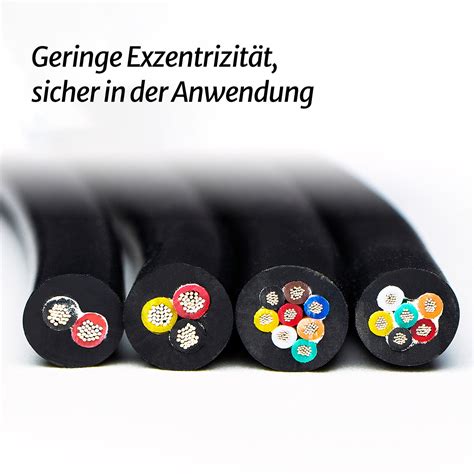 Mehradrige Kabel Litze Leitung Mm Mm Flexibel Schwarz