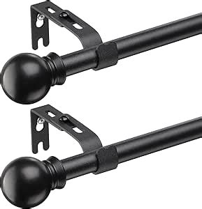 Amazon BsBsBest Curtain Rods 2 Pack For Windows 28 To 64 Inch 5 8