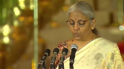 Pm Modi Oath Ceremony Nirmala Sitharaman Appointed As Minister Of