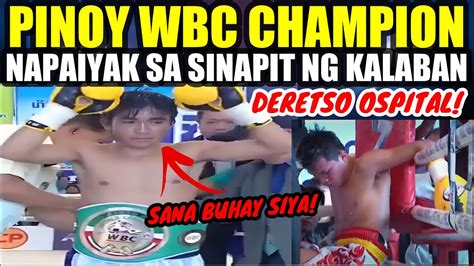 Pinoy Naging Wbc Champion Muntik Pa Dayain Naiyak Sa Sinapit Ng