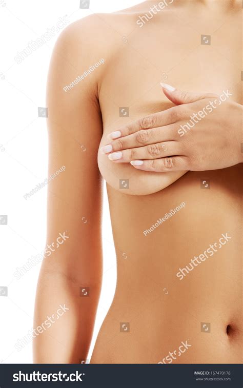 Naked Beautiful Woman Holding Her Breast Stock Photo 167470178 Shutterstock