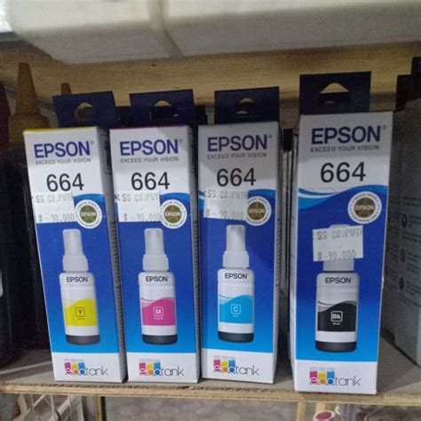 Jual Tinta Epson Original Bk Hitam Cyan Biru Magenta Merah