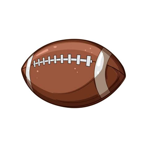 play american football ball cartoon vector illustration 28214935 Vector ...