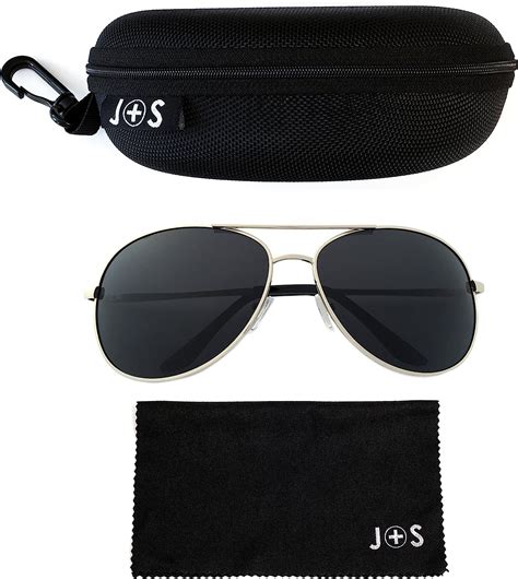 Gafas De Sol J S Premium De Estilo Militar Estilo Aviador Polarizadas