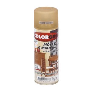 Verniz Spray Fosco M Veis Madeira Imbuia Ml Colorgin Leroy Merlin