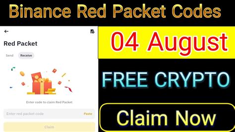 Binance Red Packet Codes Today Claim Free Crypto Now Youtube