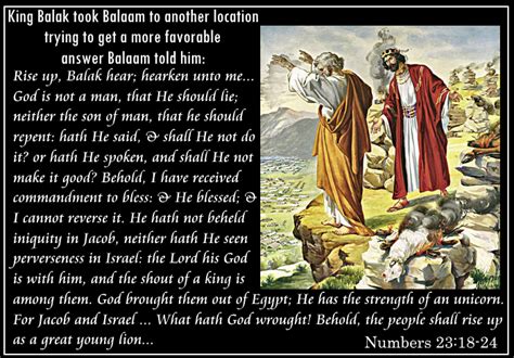 Scripture For Today 4 13 19 Balaam King Balak JESUS OUR BLESSED HOPE